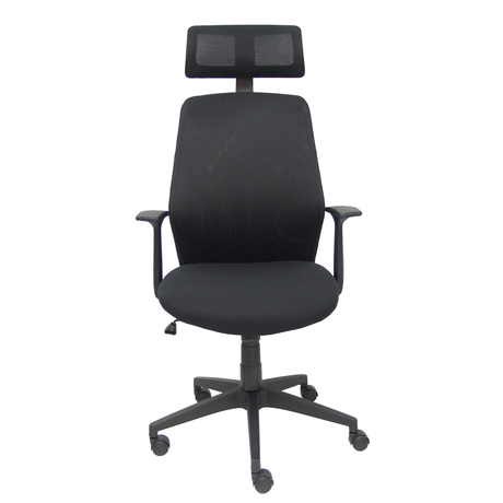 Silla de oficina Foröl Parolis Malla + Aran - Cabecero - Negro