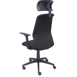 Silla de oficina Foröl Parolis Malla + Aran - Cabecero - Negro