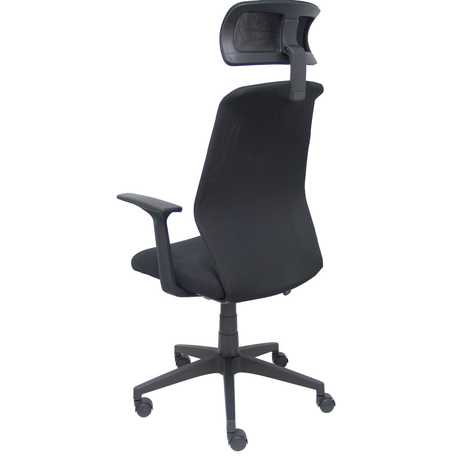 Silla de oficina Foröl Parolis Malla + Aran - Cabecero - Negro