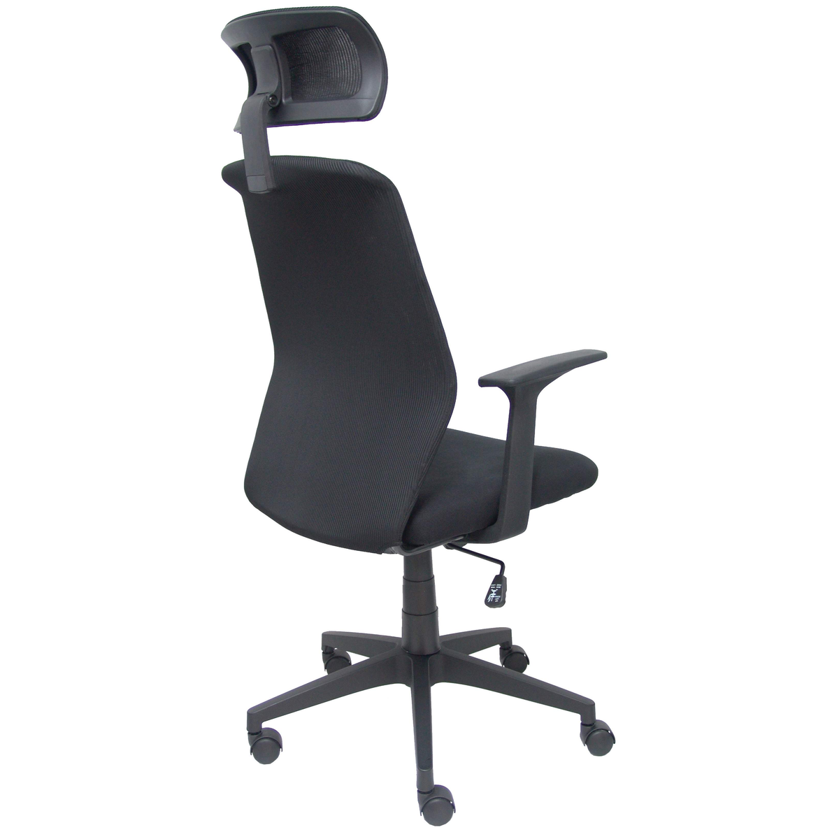 Silla de oficina Foröl Parolis Malla + Aran - Cabecero - Negro
