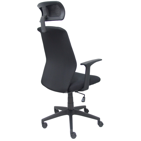 Silla de oficina Foröl Parolis Malla + Aran - Cabecero - Negro
