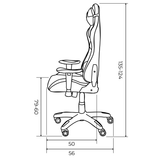 Silla gaming Piqueras y Crespo Paraiso Similpiel - Negro