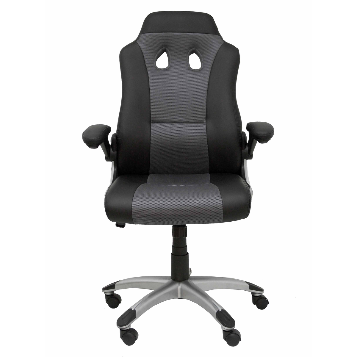 Silla gaming Piqueras y Crespo Talave Similpiel - Negro / Gris