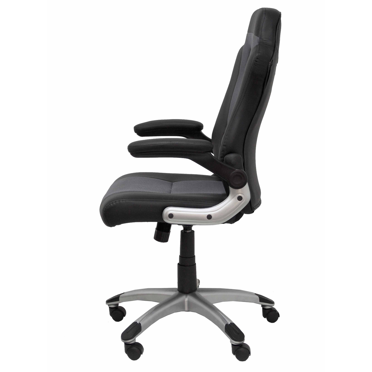 Silla gaming Piqueras y Crespo Talave Similpiel - Negro / Gris