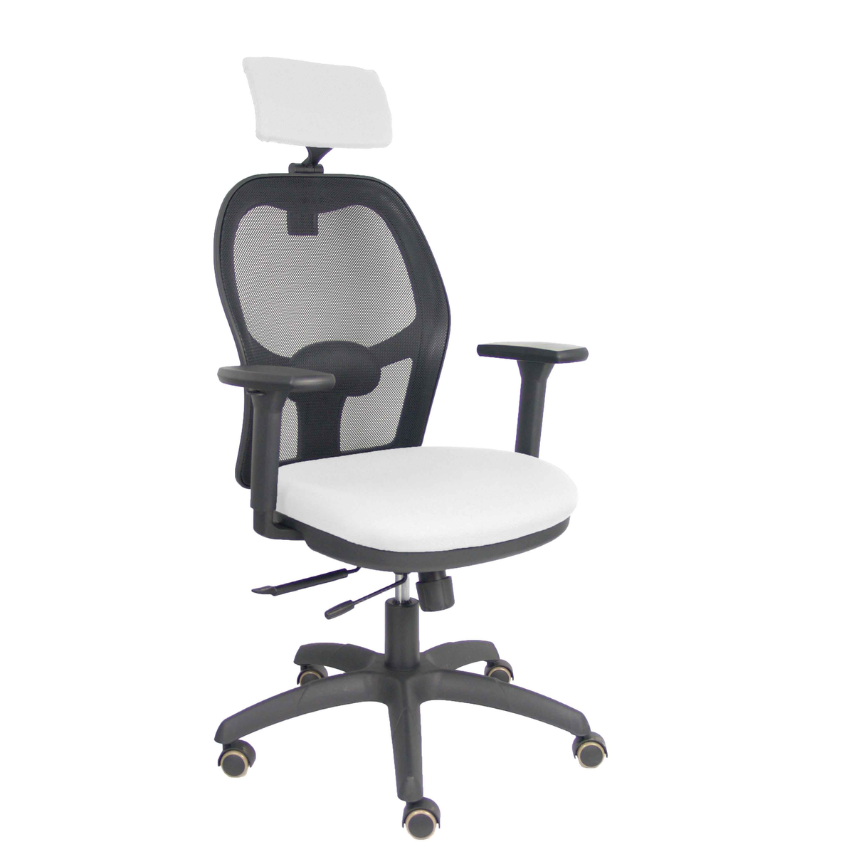 Silla de oficina Piqueras y Crespo Jorquera Malla + Bali - Ref. fabricante 15TKM840B10B3DRPCR - Blanco