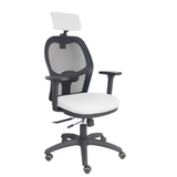 Silla de oficina Piqueras y Crespo Jorquera Malla + Bali - Ref. fabricante 15TKM840B10B3DRPCR - Blanco