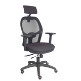 Silla de oficina Piqueras y Crespo Jorquera Malla + Bali - Ref. fabricante 15TKM840B10B3DRPCR - Gris Oscuro