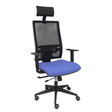 Silla de oficina Piqueras y Crespo Horna Bali + Malla - Ref. fabricante 10TKM840B100B10CRPC - Azul Claro