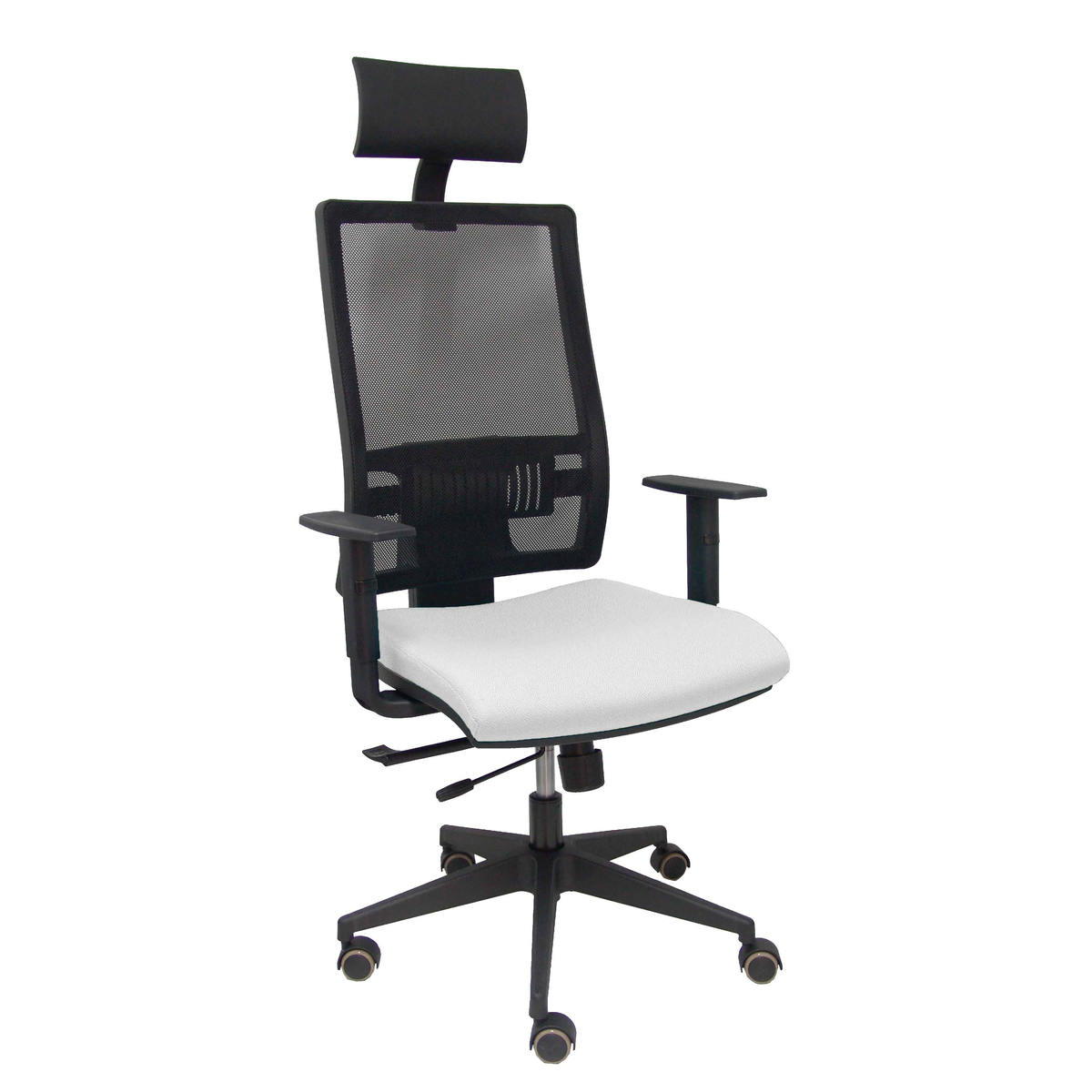 Silla de oficina Piqueras y Crespo Horna Bali + Malla - Ref. fabricante 10TKM840B100B10CRPC - Blanco