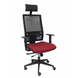 Silla de oficina Piqueras y Crespo Horna Bali + Malla - Ref. fabricante 10TKM840B100B10CRPC - Granate