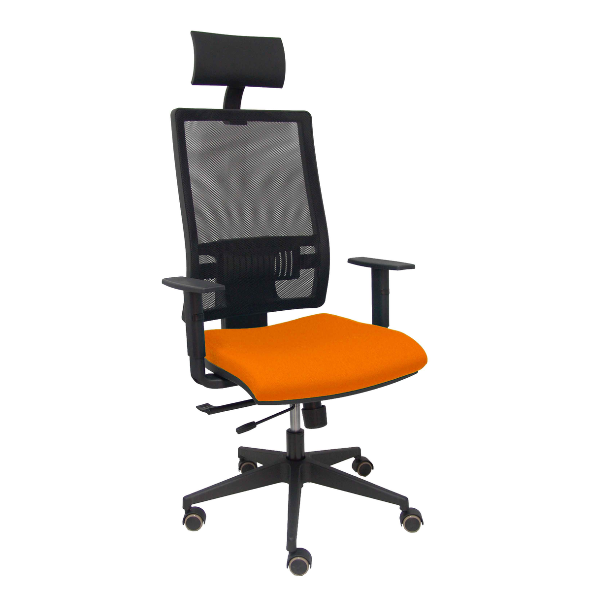 Silla de oficina Piqueras y Crespo Horna Bali + Malla - Ref. fabricante 10TKM840B100B10CRPC - Naranja