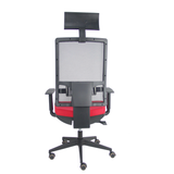 Silla de oficina Piqueras y Crespo Horna Bali + Malla - Ref. fabricante 10TKM840B100B10CRPC - Rojo