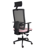Silla de oficina Piqueras y Crespo Horna Bali + Malla - Ref. fabricante 10TKM840B100B10CRPC - Rosa