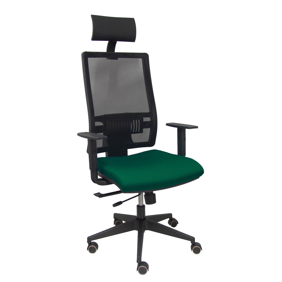 Silla de oficina Piqueras y Crespo Horna Bali + Malla - Ref. fabricante 10TKM840B100B10CRPC - Verde Botella