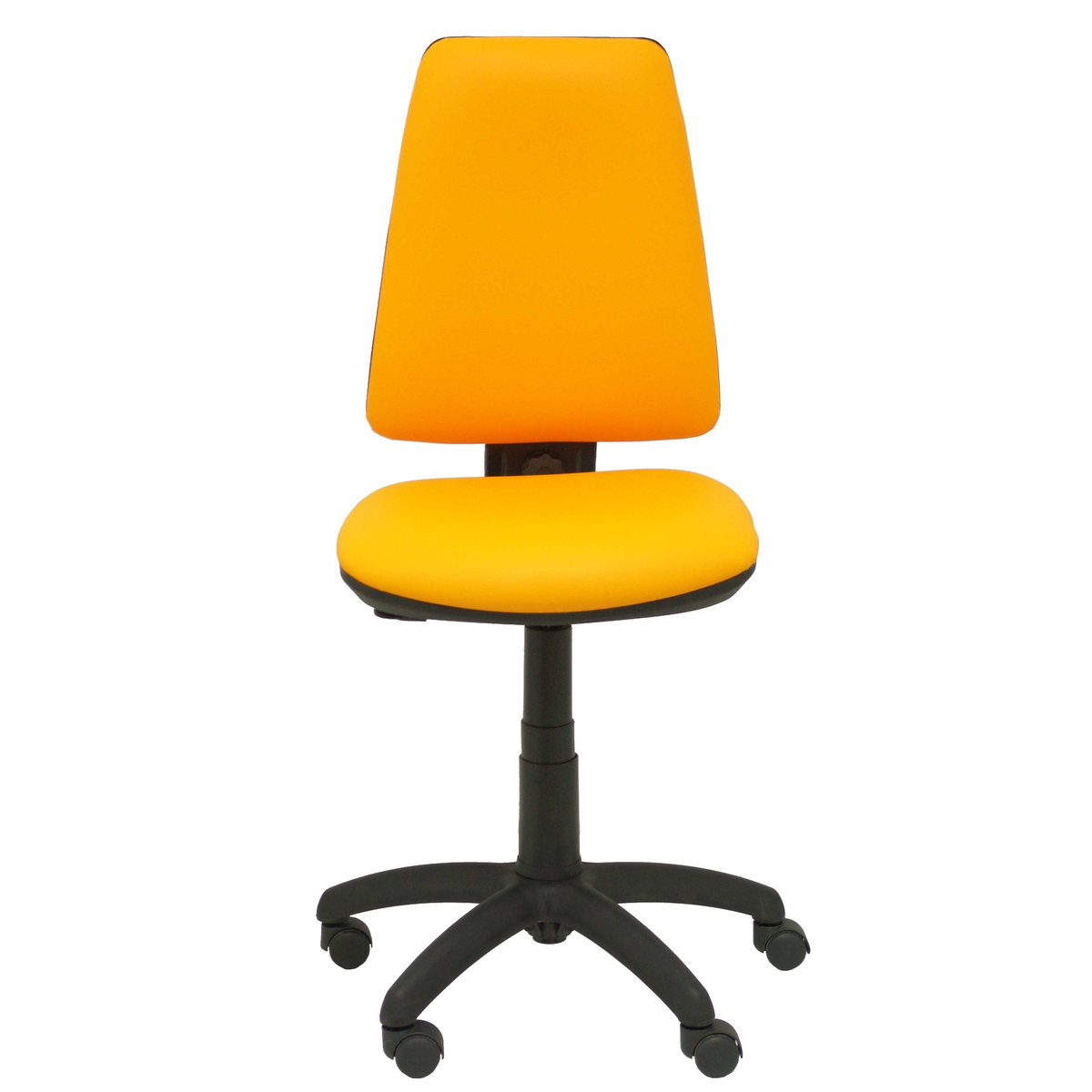 Silla de oficina Piqueras y Crespo 14Cp Similpiel - Contacto permanente - Naranja