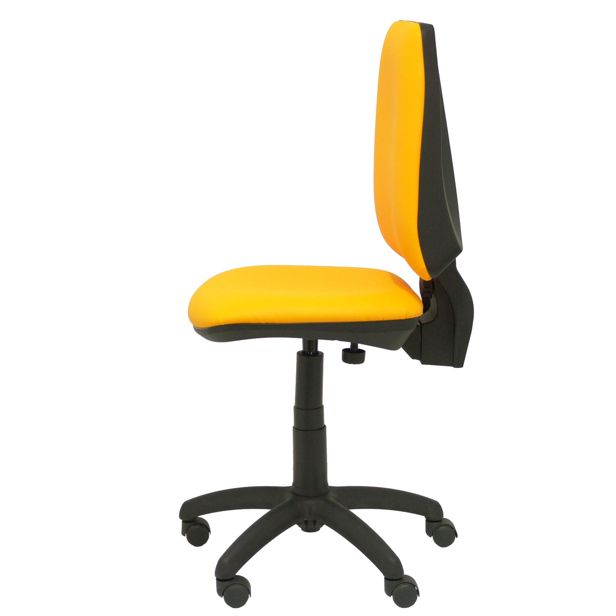 Silla de oficina Piqueras y Crespo 14Cp Similpiel - Contacto permanente - Naranja