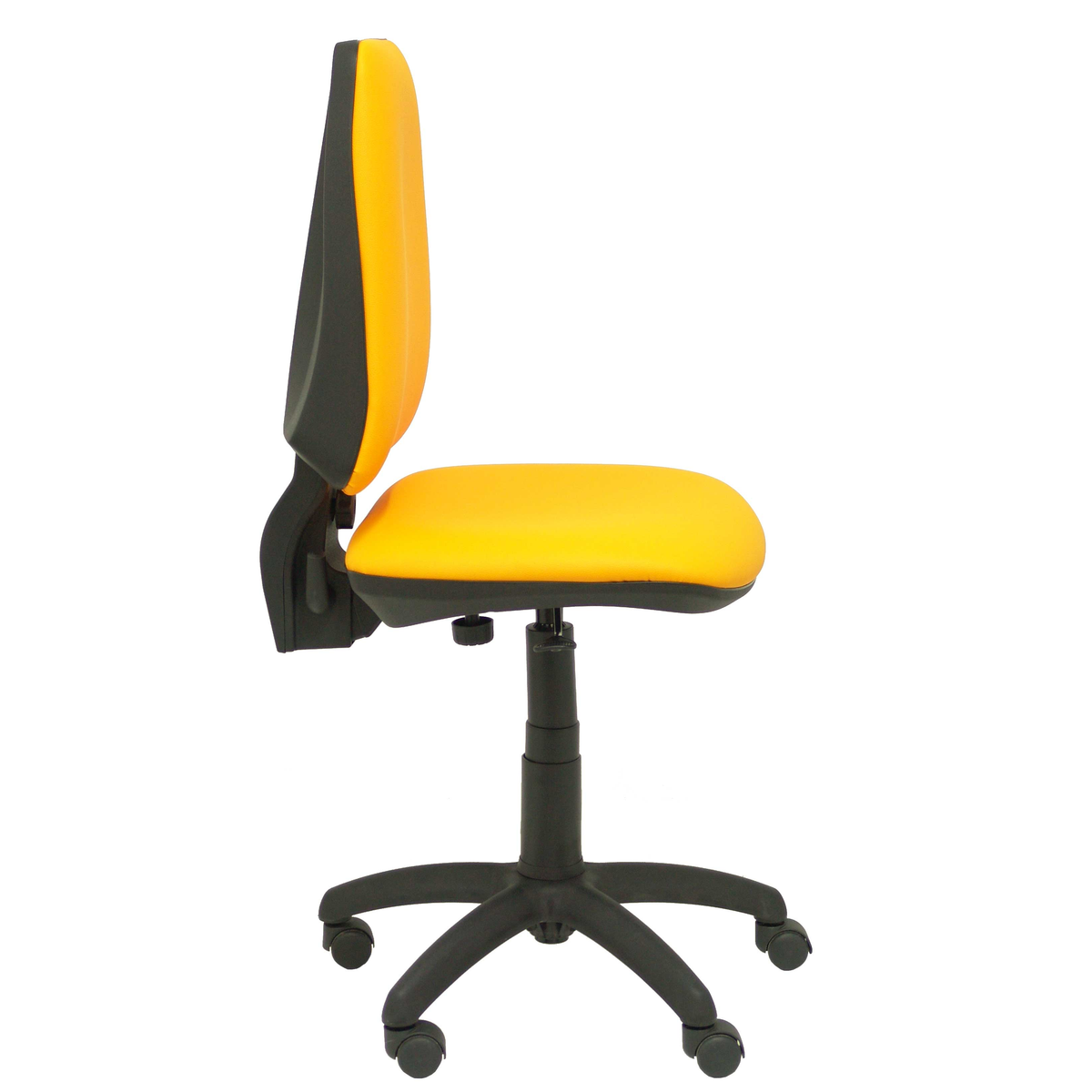 Silla de oficina Piqueras y Crespo 14Cp Similpiel - Contacto permanente - Naranja