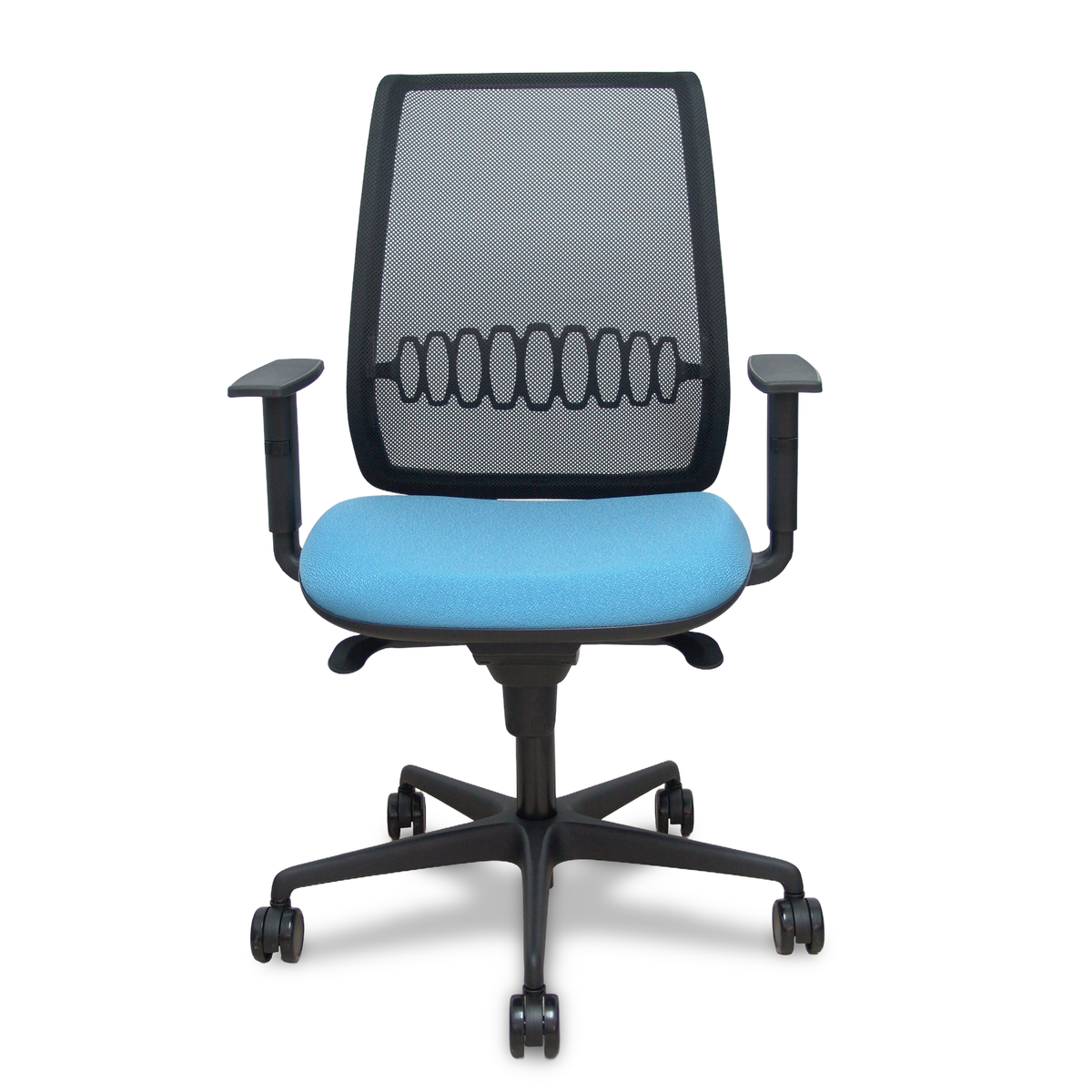 Silla de oficina Piqueras y Crespo Alares Malla + Bali - Sincro · Brazos regulables - Colores - Azul Cielo