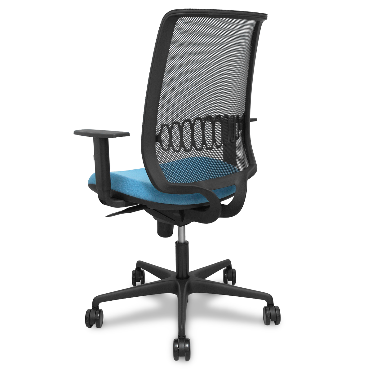 Silla de oficina Piqueras y Crespo Alares Malla + Bali - Sincro · Brazos regulables - Colores - Azul Cielo
