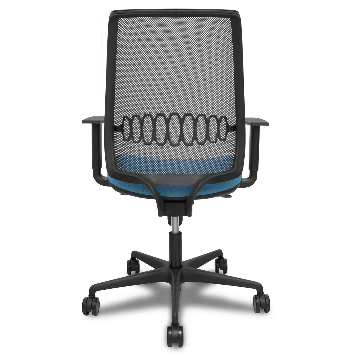Silla de oficina Piqueras y Crespo Alares Malla + Bali - Sincro · Brazos regulables - Colores - Azul Cielo