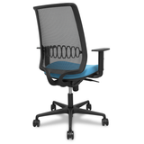 Silla de oficina Piqueras y Crespo Alares Malla + Bali - Sincro · Brazos regulables - Colores - Azul Cielo