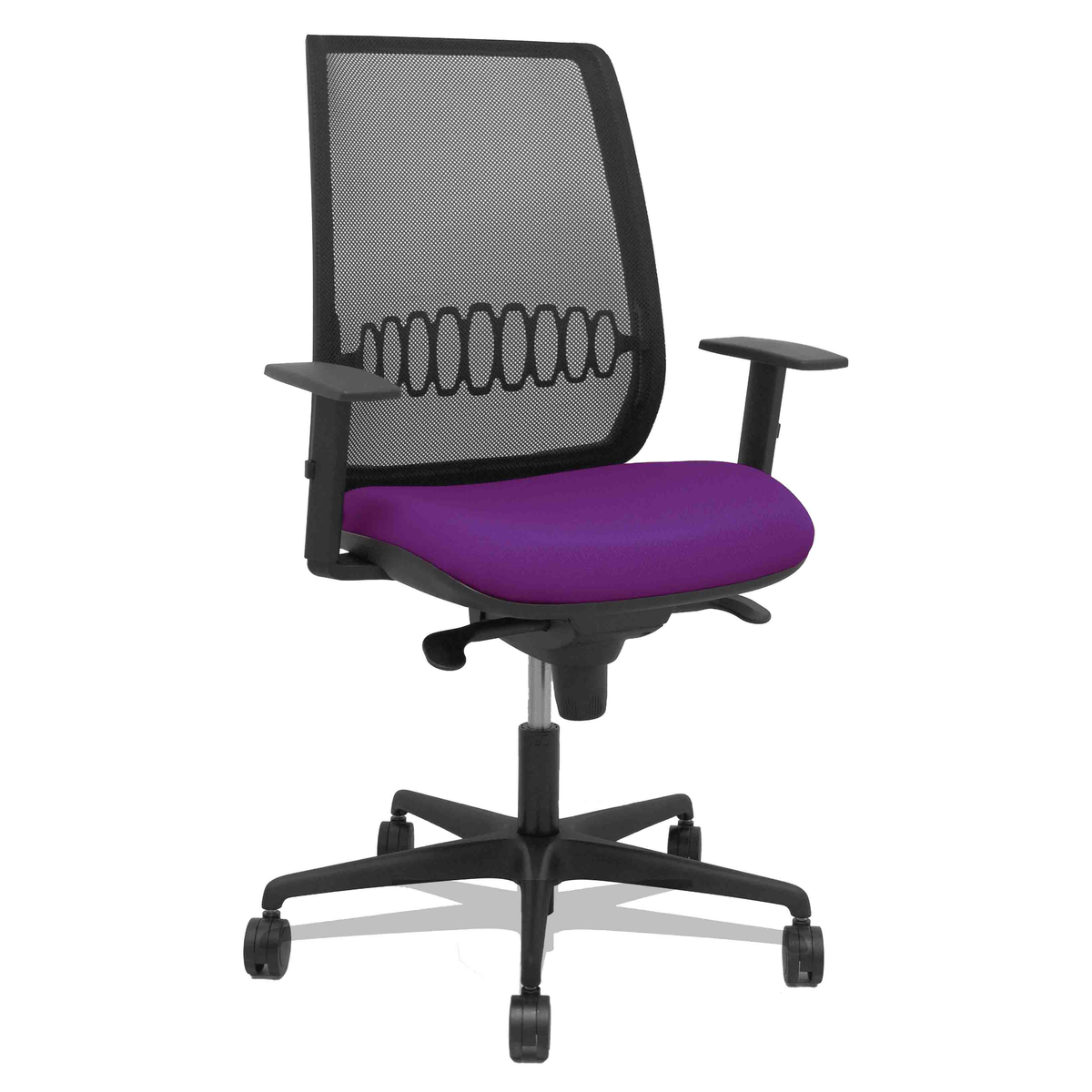 Silla de oficina Piqueras y Crespo Alares Malla + Bali - Sincro · Brazos regulables - Colores - Morado