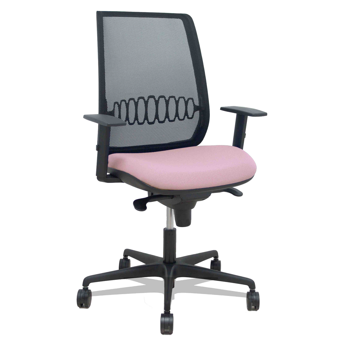 Silla de oficina Piqueras y Crespo Alares Malla + Bali - Sincro · Brazos regulables - Colores - Rosa