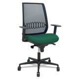 Silla de oficina Piqueras y Crespo Alares Malla + Bali - Sincro · Brazos regulables - Colores - Verde Botella