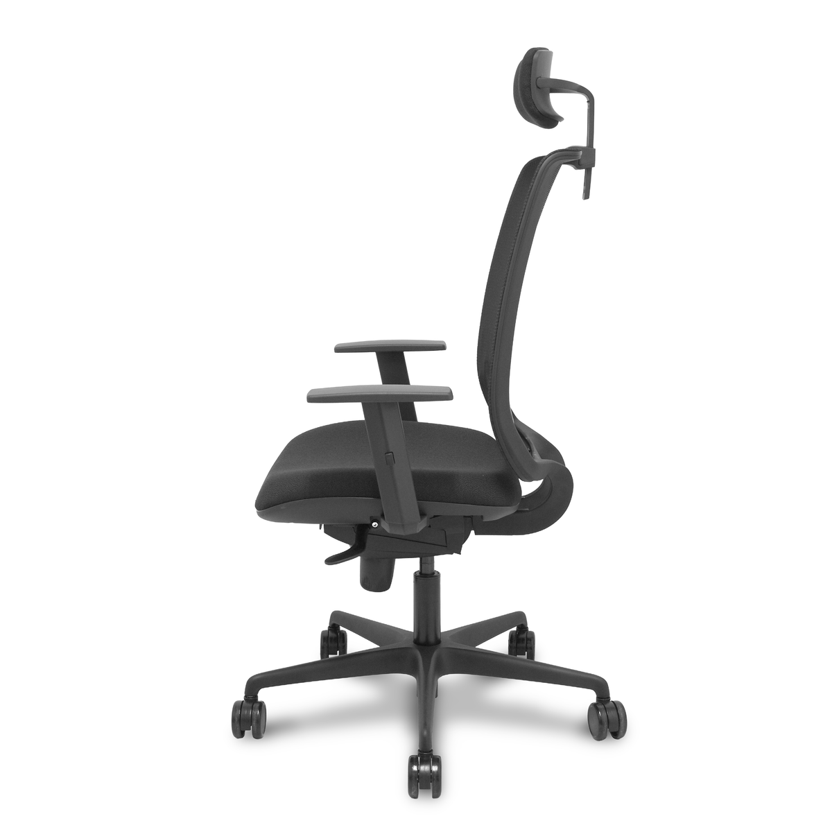 Silla de oficina Piqueras y Crespo Alares Malla Cabecero Malla + Bali - Sincro · Brazos - Negro