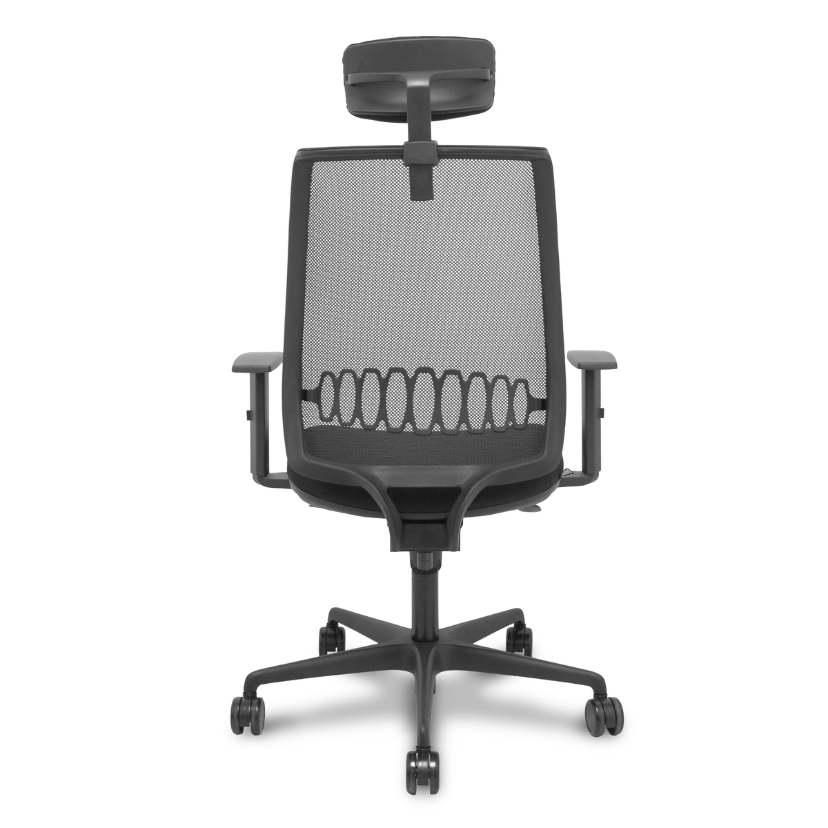 Silla de oficina Piqueras y Crespo Alares Malla Cabecero Malla + Bali - Sincro · Brazos - Negro