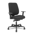 Silla de oficina Piqueras y Crespo Alares Tapizada Bali - Sincro con traslack · Brazos - Negro