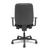 Silla de oficina Piqueras y Crespo Alares Tapizada Bali - Sincro con traslack · Brazos - Negro