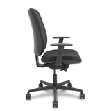 Silla de oficina Piqueras y Crespo Alares Tapizada Bali - Sincro con traslack · Brazos - Negro