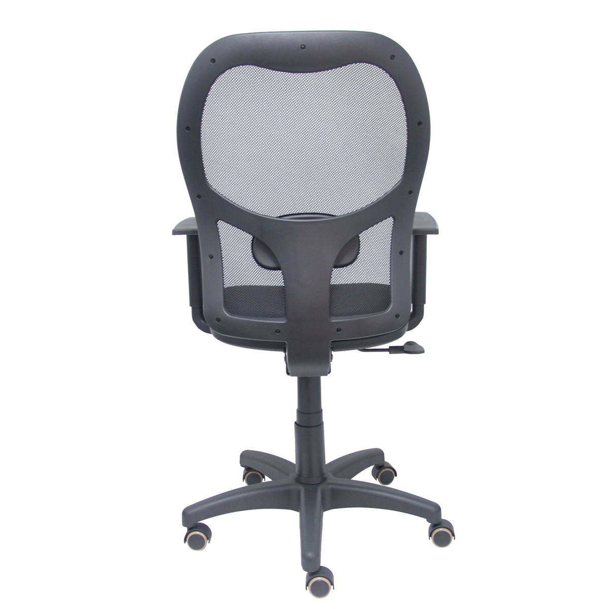 Silla de oficina Piqueras y Crespo Alocen Malla + Bali - Brazos regulables · Ruedas parquet - Negro