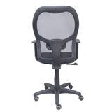 Silla de oficina Piqueras y Crespo Alocen Malla + Bali - Brazos regulables · Ruedas parquet - Negro