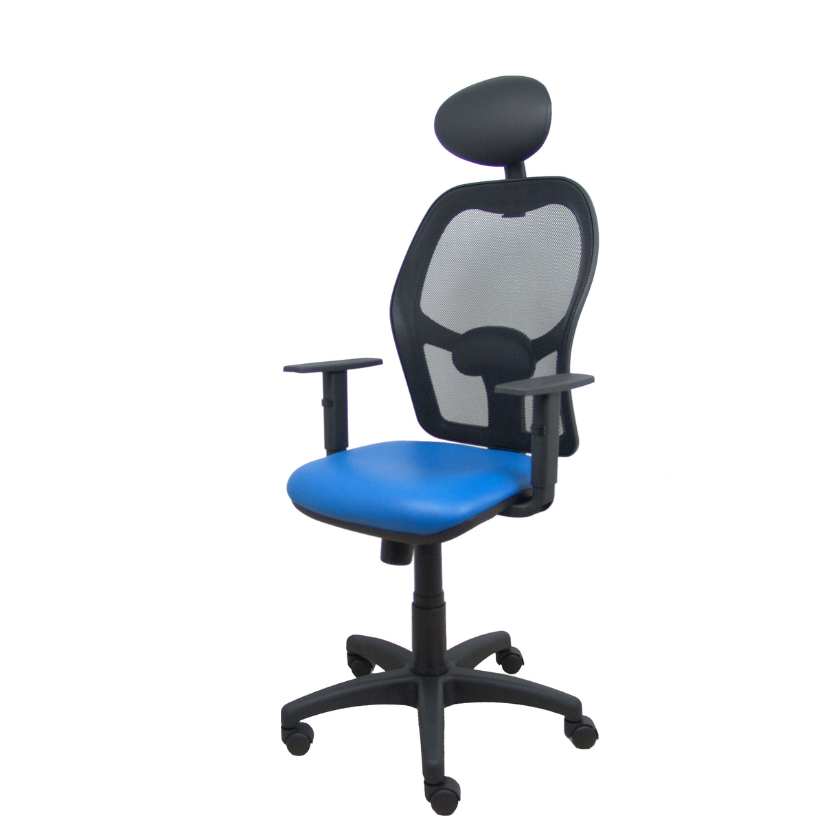Silla de oficina Piqueras y Crespo Alocen Malla + - Ref. fabricante 345SM840SP100B10CRNC - Azul