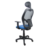 Silla de oficina Piqueras y Crespo Alocen Malla + - Ref. fabricante 345SM840SP100B10CRNC - Azul