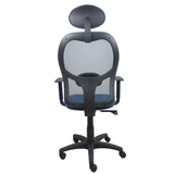Silla de oficina Piqueras y Crespo Alocen Malla + - Ref. fabricante 345SM840SP100B10CRNC - Azul