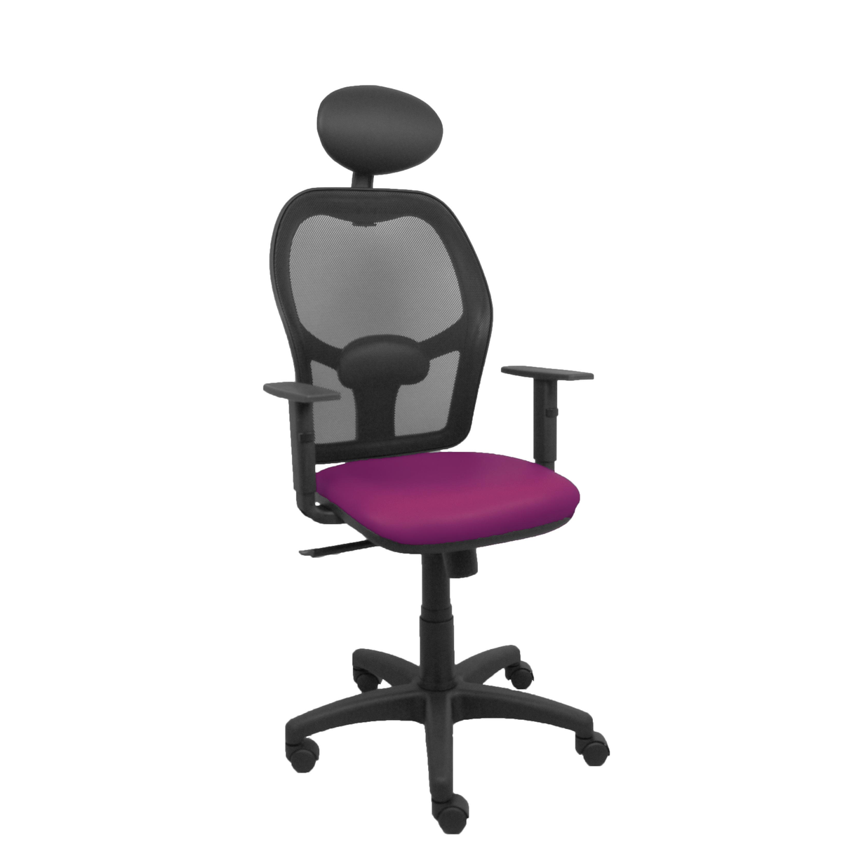 Silla de oficina Piqueras y Crespo Alocen Malla + - Ref. fabricante 345SM840SP100B10CRNC - Morado