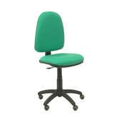 Silla de oficina Piqueras y Crespo Ayna Bali - Ruedas parquet - Ref. fabricante 04CPB426RP - Verde Esmeralda
