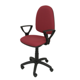 Silla de oficina Piqueras y Crespo Ayna Bali - Brazos fijos - Ref. fabricante 04CPBALI220BGOLF - Granate