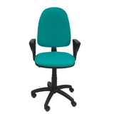 Silla de oficina Piqueras y Crespo Ayna Bali - Brazos fijos - Ref. fabricante 04CPBALI220BGOLF - Turquesa