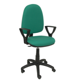 Silla de oficina Piqueras y Crespo Ayna Bali - Brazos fijos - Ref. fabricante 04CPBALI220BGOLF - Verde Esmeralda