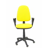 Silla de oficina Piqueras y Crespo Ayna Bali - Brazos fijos - Ref. fabricante 04CPBALI100BGOLFRP - Amarillo