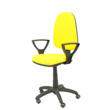 Silla de oficina Piqueras y Crespo Ayna Bali - Brazos fijos - Ref. fabricante 04CPBALI100BGOLFRP - Amarillo