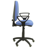 Silla de oficina Piqueras y Crespo Ayna Bali - Brazos fijos - Ref. fabricante 04CPBALI100BGOLFRP - Azul Claro