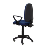 Silla de oficina Piqueras y Crespo Ayna Bali - Brazos fijos - Ref. fabricante 04CPBALI100BGOLFRP - Azul Marino