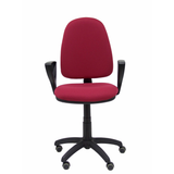 Silla de oficina Piqueras y Crespo Ayna Bali - Brazos fijos - Ref. fabricante 04CPBALI100BGOLFRP - Granate