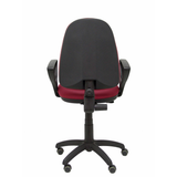 Silla de oficina Piqueras y Crespo Ayna Bali - Brazos fijos - Ref. fabricante 04CPBALI100BGOLFRP - Granate
