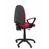Silla de oficina Piqueras y Crespo Ayna Bali - Brazos fijos - Ref. fabricante 04CPBALI100BGOLFRP - Granate